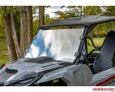 SuperATV Scratch Resistant Full Windshield Yamaha Wolverine RMAX 2021+ - WS-Y-RMAX-70