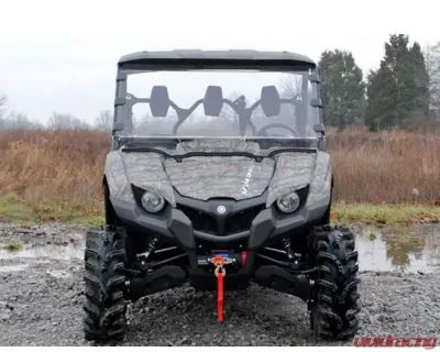 SuperATV Standard Polycarbonate Full Windshield Yamaha Viking 2015-2017 - WS-Y-VIK-75