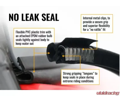 SuperATV Standard Polycarbonate Full Windshield Yamaha Viking 2015-2017 - WS-Y-VIK-75