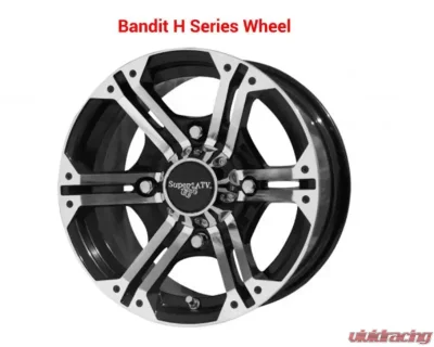 SuperATV 28x10-14 Black Bandit H Series Standard Mounted Tires XT Warrior - XT281014-BAN14BLK12