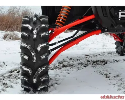 SuperATV 7-10" Red Lift Kit w/ X300 Axles & Remote Reservoir Shocks Polaris General 2019+ - LK-P-RZR900S-HC-SBJ-7-10-19-RR-R3-03