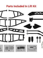 SuperATV 7-10" Red Lift Kit w/ X300 Axles & Piggyback Shocks Polaris General 2019+                                     - LK-P-RZR900S-HC-SBJ-7-10-19-PS-R3-03 - Image 6