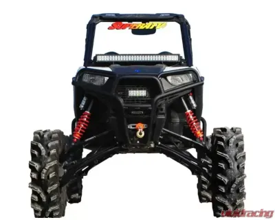SuperATV 7-10" Red Lift Kit w/ Rhino 2.0 Axles & Piggyback Shocks Polaris General 2016-2018 - LK-P-RZR900S-HC-SBJ-7-10-PS-R2-03