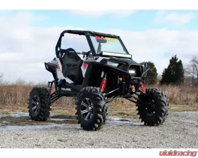 SuperATV 7-10" Black Lift Kit w/ X300 Axles & Remote Reservoir Shocks Polaris General 2016-2018 - LK-P-RZR900S-HC-SBJ-7-10-RR-R3-02