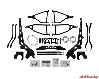 SuperATV 7-10" Black Lift Kit w/ Rhino 2.0 Axles Standard Edition Polaris RZR XP 1000 2017+ - LK-P-RZRXPT-CHC-SBJ-7-10-R2-02