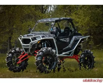 SuperATV 7-10" Red Lift Kit w/ Rhino 2.0 Axles Standard Edition Polaris RZR XP 1000 2017+ - LK-P-RZRXPT-CHC-SBJ-7-10-R2-03