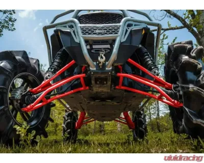 SuperATV 7-10" Red Lift Kit w/ Rhino 2.0 Axles Standard Edition Polaris RZR XP 1000 2017+ - LK-P-RZRXPT-CHC-SBJ-7-10-R2-03