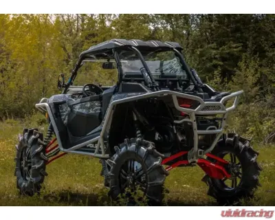 SuperATV 7-10" Red Lift Kit w/ Rhino 2.0 Axles Standard Edition Polaris RZR XP 1000 2017+ - LK-P-RZRXPT-CHC-SBJ-7-10-R2-03