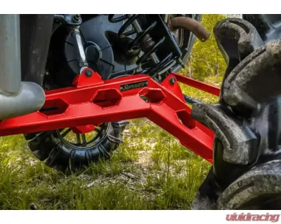 SuperATV 7-10" Red Lift Kit w/ Rhino 2.0 Axles Standard Edition Polaris RZR XP 1000 2017+ - LK-P-RZRXPT-CHC-SBJ-7-10-R2-03