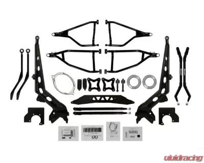 SuperATV 7-10" Red Lift Kit w/ Rhino 2.0 Axles Standard Edition Polaris RZR XP 1000 2017+ - LK-P-RZRXPT-CHC-SBJ-7-10-R2-03