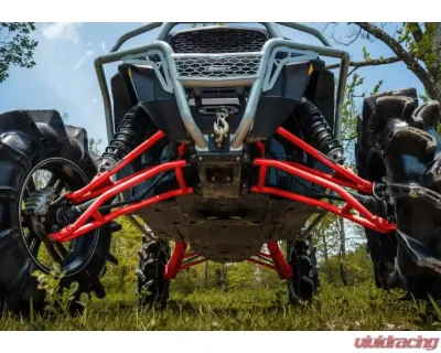 SuperATV 7-10" Red Lift Kit w/ X300 Axles Standard Edition Polaris RZR XP 1000 2017+ - LK-P-RZRXPT-CHC-SBJ-7-10-R3-03