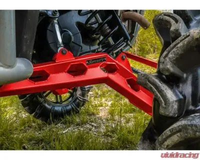 SuperATV 7-10" Red Lift Kit w/ X300 Axles Standard Edition Polaris RZR XP 1000 2017+ - LK-P-RZRXPT-CHC-SBJ-7-10-R3-03