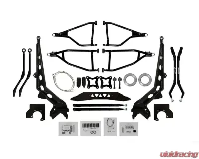 SuperATV 7-10" Red Lift Kit w/ X300 Axles Standard Edition Polaris RZR XP 1000 2017+ - LK-P-RZRXPT-CHC-SBJ-7-10-R3-03