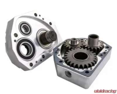 SuperATV Single Standard 4" Billet Portal Gear Lift w/ 15% Gear Reduction & Frame StiffenerPolaris RZR XP 1000 w/ 7-10" Lift Kit 2015-2016 - PGH-1-33-154-B-FS