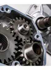 SuperATV Single Standard 4" Cast Portal Gear Lift w/ 30% Gear Reduction & Frame Stiffener Polaris RZR XP 1000 w/ 7-10" Lift Kit 2014                                     - PGH-1-33-303-FS - Image 2