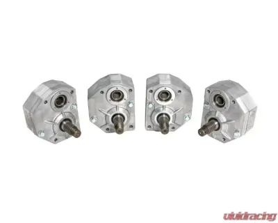 SuperATV 4" Cast Portal Gear Lift w/ 30% Gear Reduction & Frame Stiffener Polaris RZR RS1 2018+ - PGH-1-33-306-FS