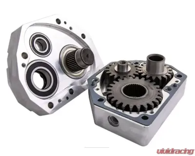 SuperATV Single 4" Billet Portal Gear Lift w/ 30% Gear Reduction & Frame Stiffener Polaris Ranger XP 1000 Standard Cab 2018-2020 - PGH-1-34-303-B-FS