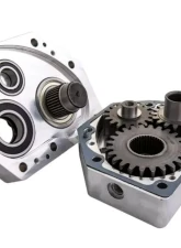 SuperATV Single 4" Billet Portal Gear Lift w/ 30% Gear Reduction & Frame Stiffener Polaris RZR XP Turbo 2017+                                     - PGH-1-58-303-B-FS - Image 2