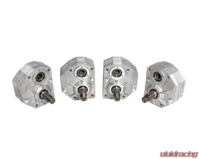 SuperATV Single 4" Cast Portal Gear Lift w/ 15% Gear Reduction & Frame Stiffener Polaris RZR XP Turbo 2017+ - PGH-1-58-153-FS