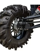 SuperATV Single 4" Billet Portal Gear Lift w/ 15% Gear Reduction & Frame Stiffener Polaris RZR XP Turbo S 2 Seater 2018-2021                                     - PGH-1-75-151-B-FS - Image 10