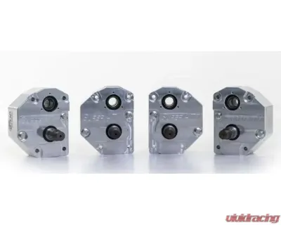 SuperATV Single 4" Billet Portal Gear Lift w/ 15% Gear Reduction & Frame Stiffener Polaris RZR XP Turbo S 2 Seater 2018-2021 - PGH-1-75-151-B-FS