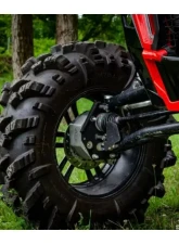 SuperATV Single 4" Billet Portal Gear Lift w/ 15% Gear Reduction & Frame Stiffener Polaris RZR XP Turbo S 2 Seater 2018-2021                                     - PGH-1-75-151-B-FS - Image 5