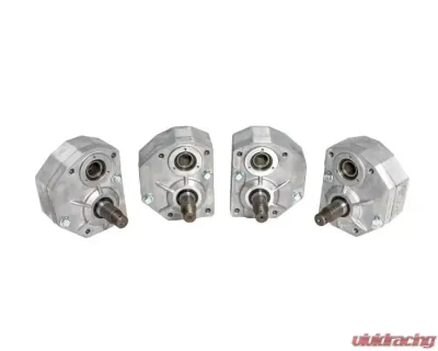 SuperATV Single 4" Cast Portal Gear Lift w/ 15% Gear Reduction & Frame Stiffener Polaris RZR XP Turbo S 2 Seater 2018-2021 - PGH-1-75-151-FS