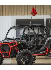 SuperATV Single 4" Billet Portal Gear Lift w/ 15% Gear Reduction & Frame Stiffener Polaris RZR XP Turbo S 4 Seater 2018-2021                                     - PGH-1-75-152-B-FS - Image 2