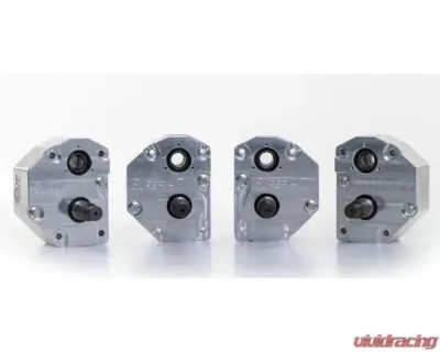 SuperATV Single 4" Billet Portal Gear Lift w/ 15% Gear Reduction & Frame Stiffener Polaris RZR XP Turbo S 4 Seater 2018-2021 - PGH-1-75-152-B-FS