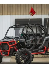 SuperATV Single 4" Billet Portal Gear Lift w/ 30% Gear Reduction & Frame Stiffener Polaris RZR XP Turbo S 4 Seater 2018-2021                                     - PGH-1-75-302-B-FS - Image 2