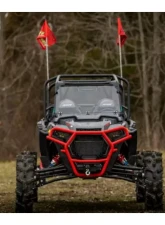 SuperATV Single 4" Billet Portal Gear Lift w/ 30% Gear Reduction & Frame Stiffener Polaris RZR XP Turbo S 4 Seater 2018-2021                                     - PGH-1-75-302-B-FS - Image 4