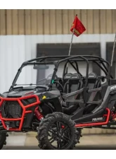 SuperATV Single 4" Cast Portal Gear Lift w/ 30% Gear Reduction & Frame Stiffener Polaris RZR XP Turbo S 4 Seater 2018-2021                                     - PGH-1-75-302-FS - Image 2