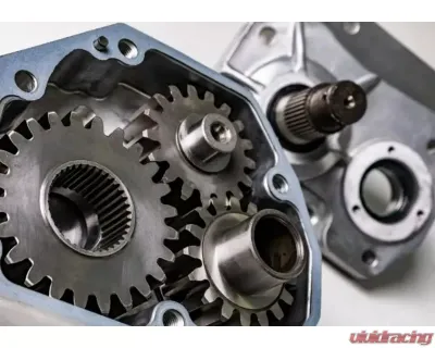 SuperATV Single 4" Cast Portal Gear Lift w/ 30% Gear Reduction & Frame Stiffener Polaris RZR XP Turbo S 4 Seater 2018-2021 - PGH-1-75-302-FS