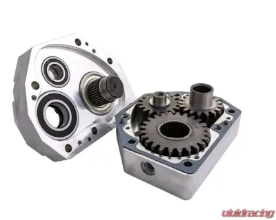 SuperATV Single 4" Billet Portal Gear Lift w/ 15% Gear Reduction & Frame Stiffener Polaris Pro XP 2020+ - PGH-1-86-151-B-FS