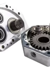 SuperATV Single 4" Billet Portal Gear Lift w/ 30% Gear Reduction & Frame Stiffener Polaris Pro XP w/ 8" Lift Kit 2020+                                     - PGH-1-86-302-B-FS - Image 2