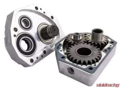 SuperATV Single 4" Billet Portal Gear Lift w/ 30% Gear Reduction & Frame Stiffener Polaris Pro XP w/ 8" Lift Kit 2020+ - PGH-1-86-302-B-FS