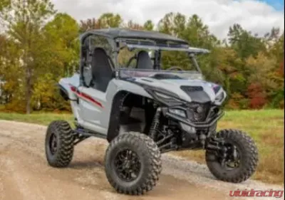 SuperATV Single 4" Billet Portal Gear Lift w/ 15% Gear Reduction Yamaha Wolverine RMAX 1000 2021+ - PGH-2-97-151-B