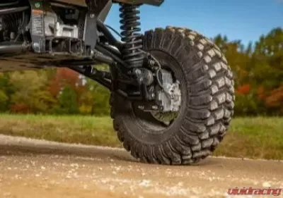 SuperATV Single 4" Billet Portal Gear Lift w/ 15% Gear Reduction Yamaha Wolverine RMAX 1000 2021+ - PGH-2-97-151-B