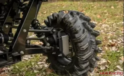 SuperATV Single 4" Billet Portal Gear Lift w/ 15% Gear Reduction Honda Pioneer 700 2014-2016 - PGH-3-37-152-B