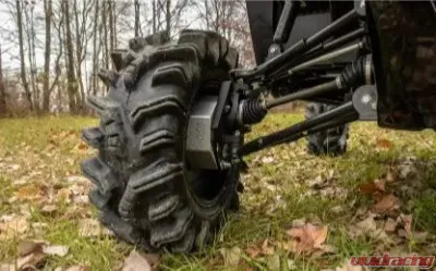 SuperATV Single 4" Billet Portal Gear Lift w/ 15% Gear Reduction Honda Pioneer 700 2014-2016 - PGH-3-37-152-B