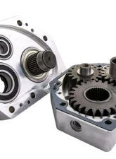 SuperATV Single 4" Billet Portal Gear Lift w/ 15% Gear Reduction & Frame Stiffener Honda Pioneer 1000 w/ 6" Lift Kit 2016                                     - PGH-3-64-153-B-FS - Image 2