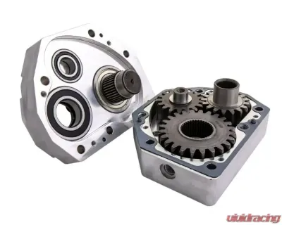 SuperATV 4" Single Billet Portal Gear Lift Kit w/ 15% Gear Reduction & Frame Stiffener Can-AM Defender 2018-2021 - PGH-7-67-153-B-FS