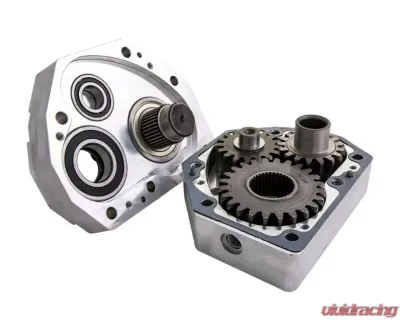 SuperATV 4" Single Billet Portal Gear Lift Kit w/ 15% Gear Reduction & Frame Stiffener Can-AM Defender HD | MAX w/ Big Lift Kit 2016-2021 - PGH-7-90-153-B-FS