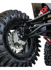 SuperATV 6" Single Billet Portal Gear Lift Kit w/ 30% Reduction & Frame Stiffener Polaris RZR XP Turbo S 2 Seat 2018+                                     - PGH6-1-75-301-B-FS - Image 4