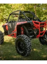 SuperATV 6" Single Billet Portal Gear Lift Kit w/ 30% Reduction & Frame Stiffener Polaris RZR XP Turbo S 2 Seat 2018+                                     - PGH6-1-75-301-B-FS - Image 5