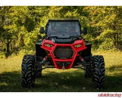 SuperATV 6" Single Cast Portal Gear Lift Kit w/ 30% Reduction & Frame Stiffener Polaris RZR XP Turbo S 2 Seat 2018+ - PGH6-1-75-301-FS