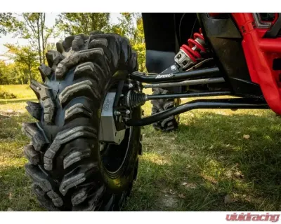 SuperATV 6" Single Cast Portal Gear Lift Kit w/ 30% Reduction & Frame Stiffener Polaris RZR XP Turbo S 2 Seat 2018+ - PGH6-1-75-301-FS