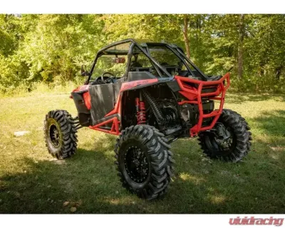 SuperATV 6" Single Cast Portal Gear Lift Kit w/ 30% Reduction & Frame Stiffener Polaris RZR XP Turbo S 2 Seat 2018+ - PGH6-1-75-301-FS