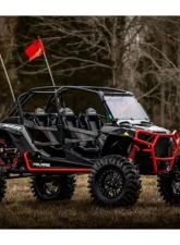 SuperATV 6" Single Cast Portal Gear Lift Kit w/ 30% Reduction & Frame Stiffener Polaris RZR XP Turbo S 4 Seat 2018+                                     - PGH6-1-75-302-FS - Image 2