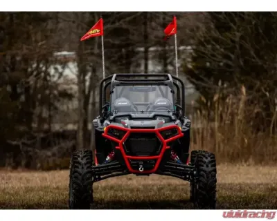 SuperATV 6" Single Cast Portal Gear Lift Kit w/ 30% Reduction & Frame Stiffener Polaris RZR XP Turbo S 4 Seat 2018+ - PGH6-1-75-302-FS